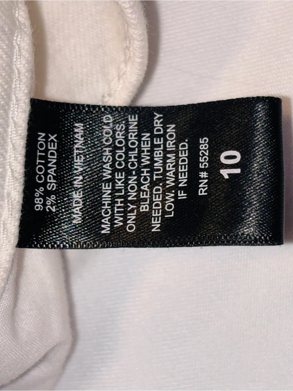 Express White Denim Frayed Hem Skirt Size 10